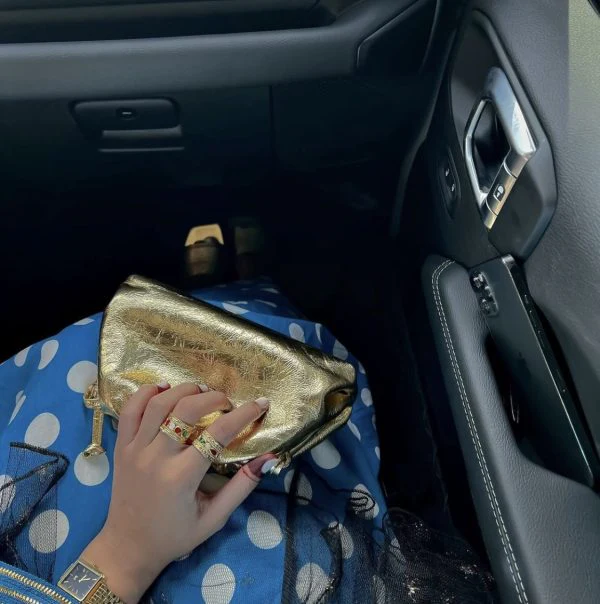 Bottega Pouch - Gold