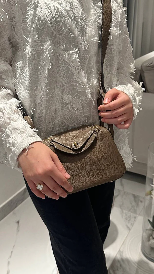 Hermes Lindy Bag - Khaki