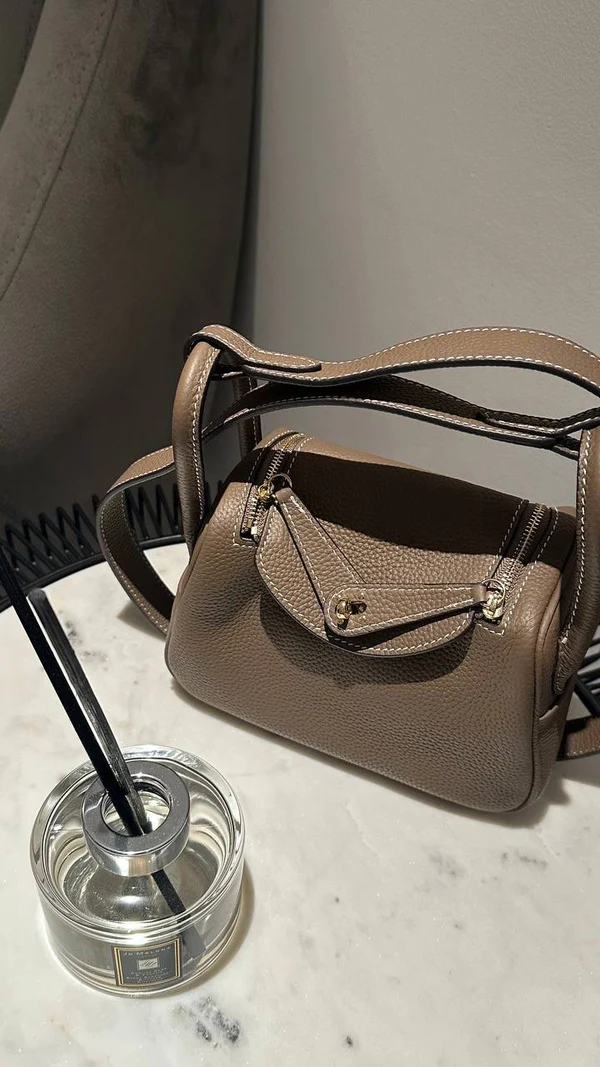 Hermes Lindy Bag - Khaki