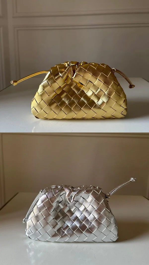 Bottega Intrecciato Bag - Gold