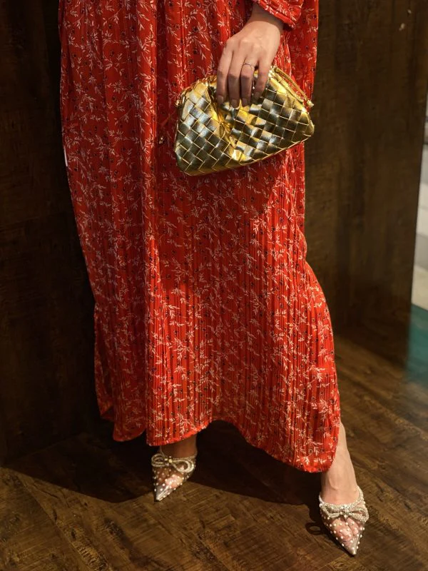 Bottega Intrecciato Bag - Gold