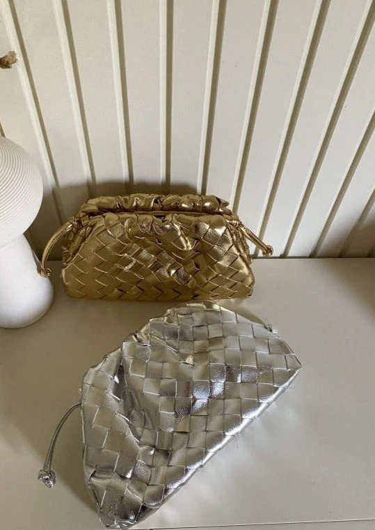 Bottega Intrecciato Bag - Gold