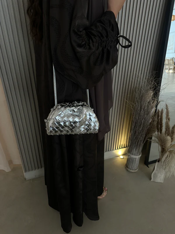 Bottega Intrecciato Bag - Silver