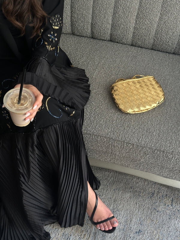 Bottega Sardine Mini Bag - Gold