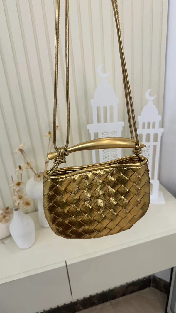 Bottega Sardine Mini Bag - Gold
