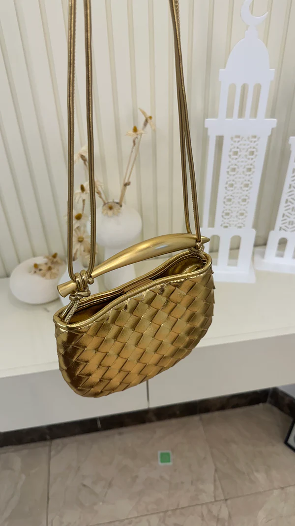 Bottega Sardine Mini Bag - Gold