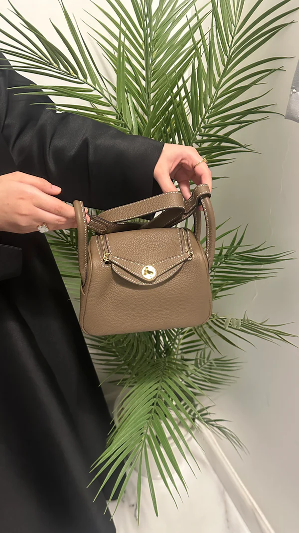Hermes Lindy Bag - Etoupe