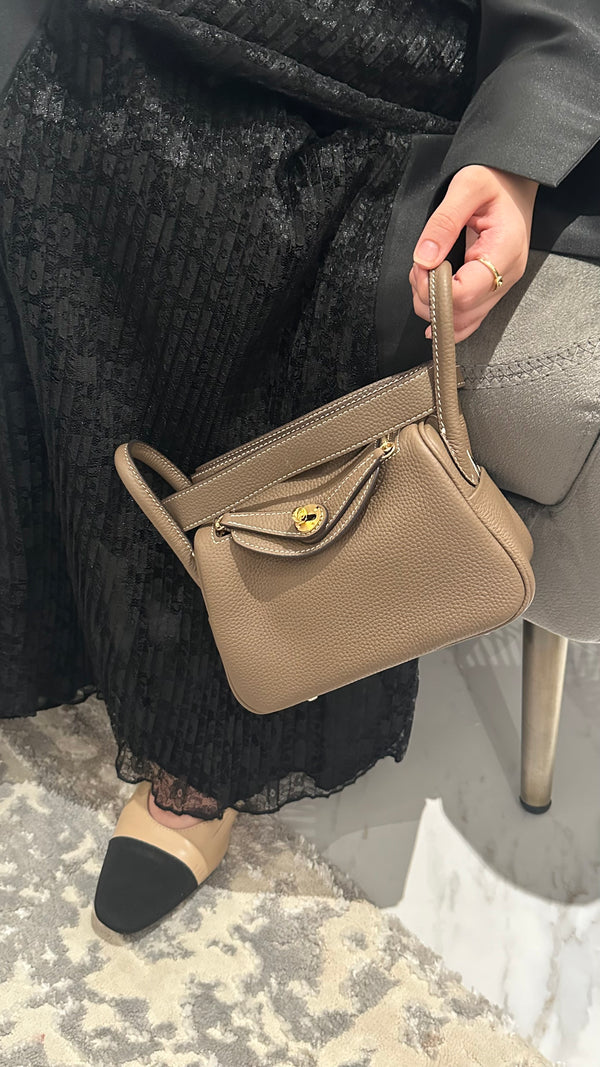 Hermes Lindy Bag - Etoupe