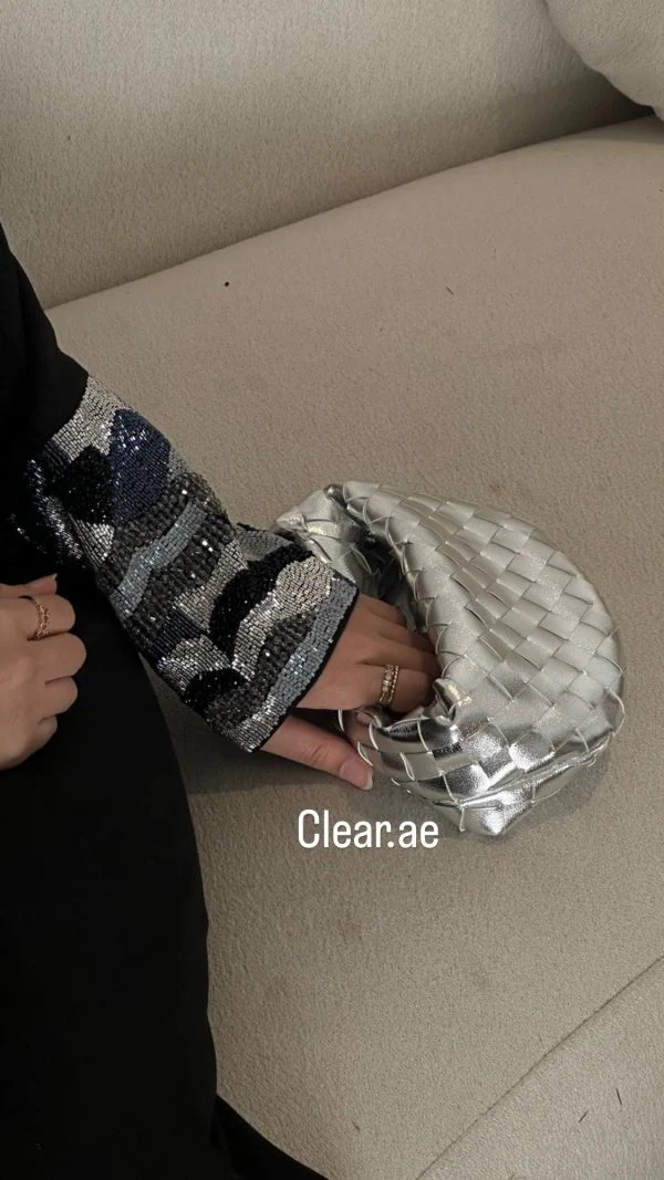 Micro Handle Bag Silver
