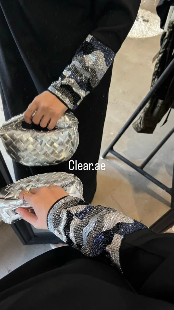 Micro Handle Bag Silver
