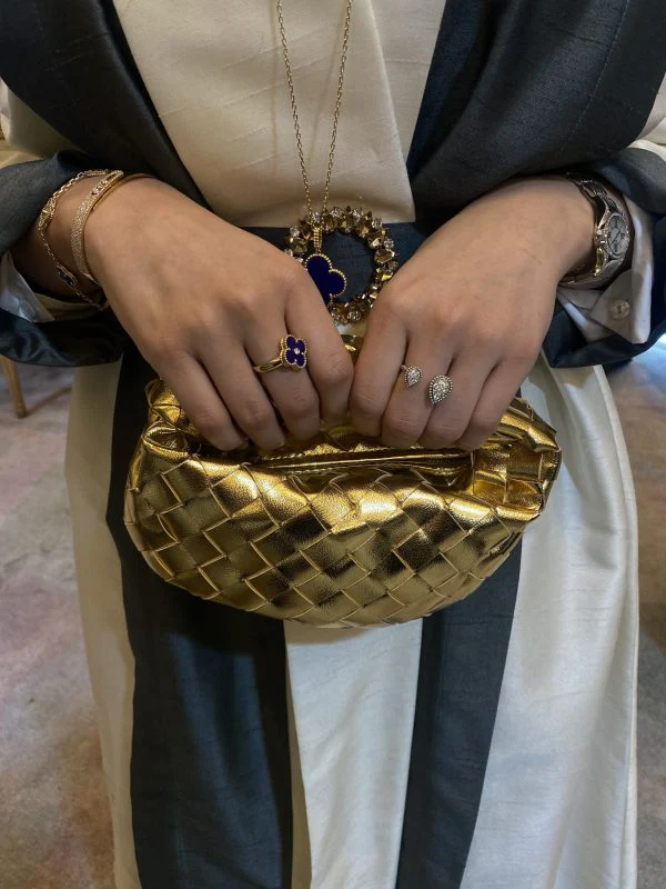 Micro Handle Bag Gold