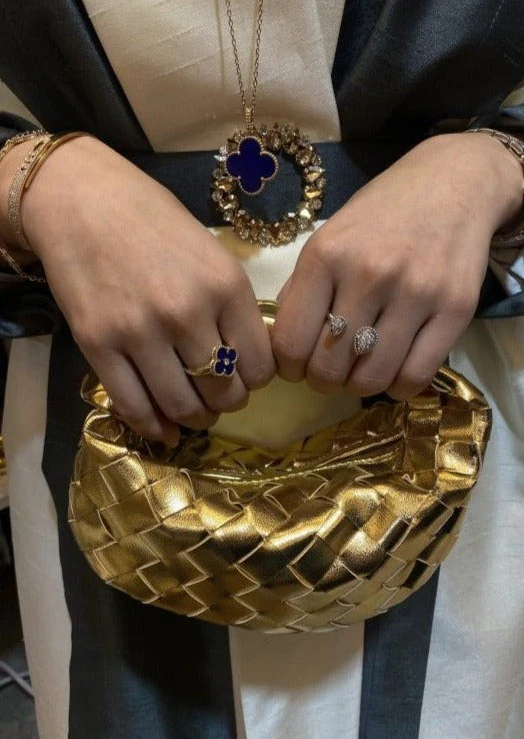 Micro Handle Bag Gold