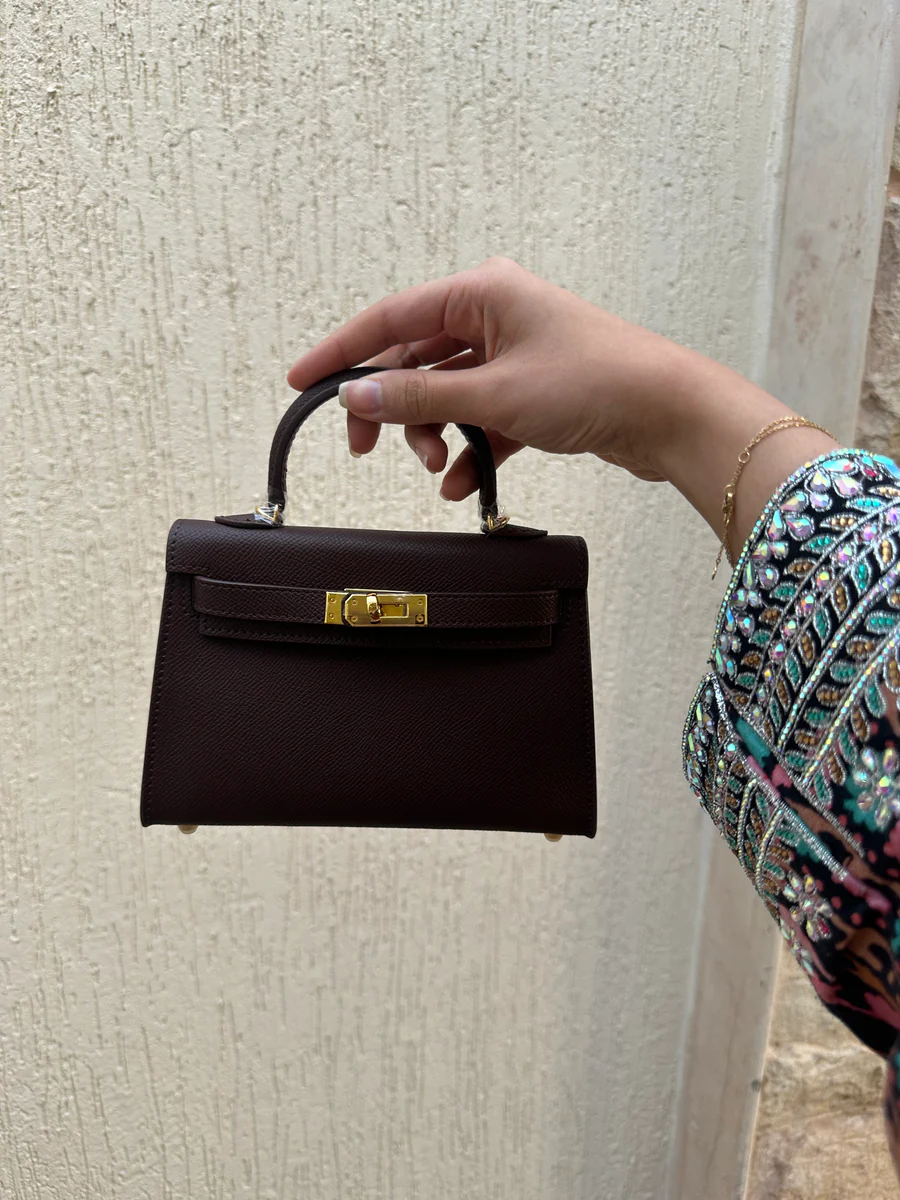 Hermes Mini Bag - Burgundy