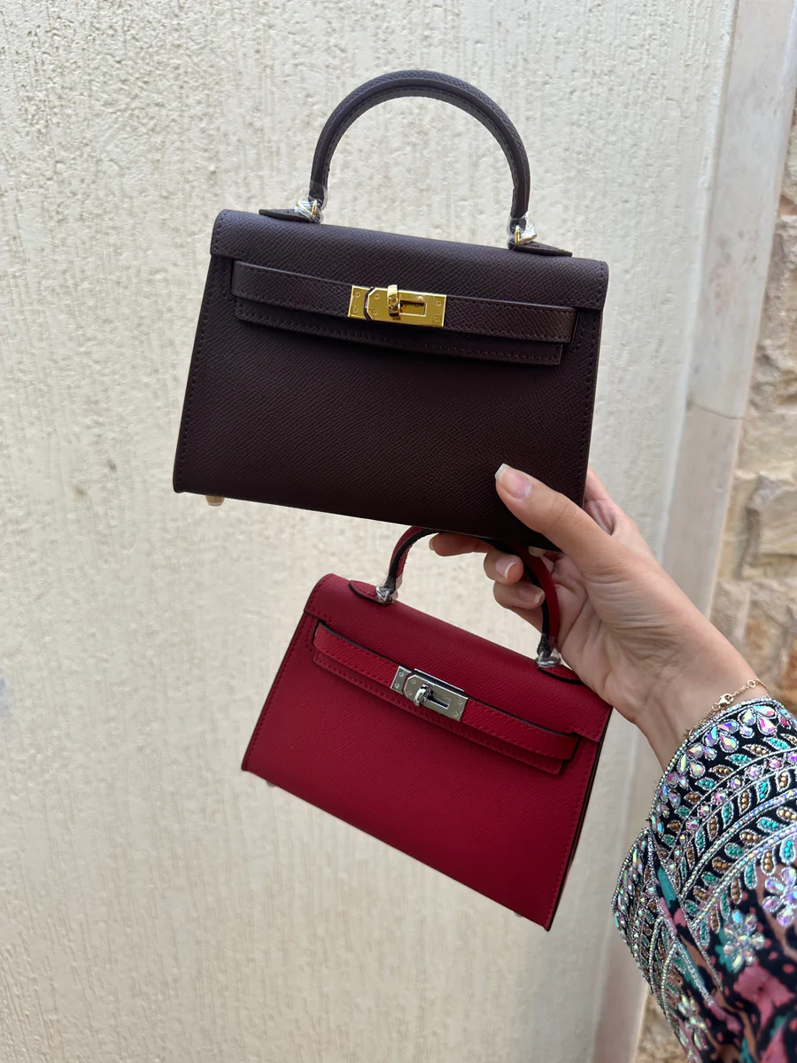 Hermes Mini Bag - Burgundy