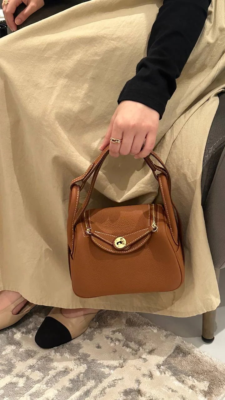 Hermes Lindy Bag - Brown