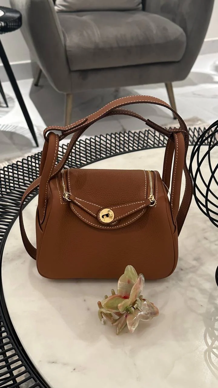Hermes Lindy Bag - Brown