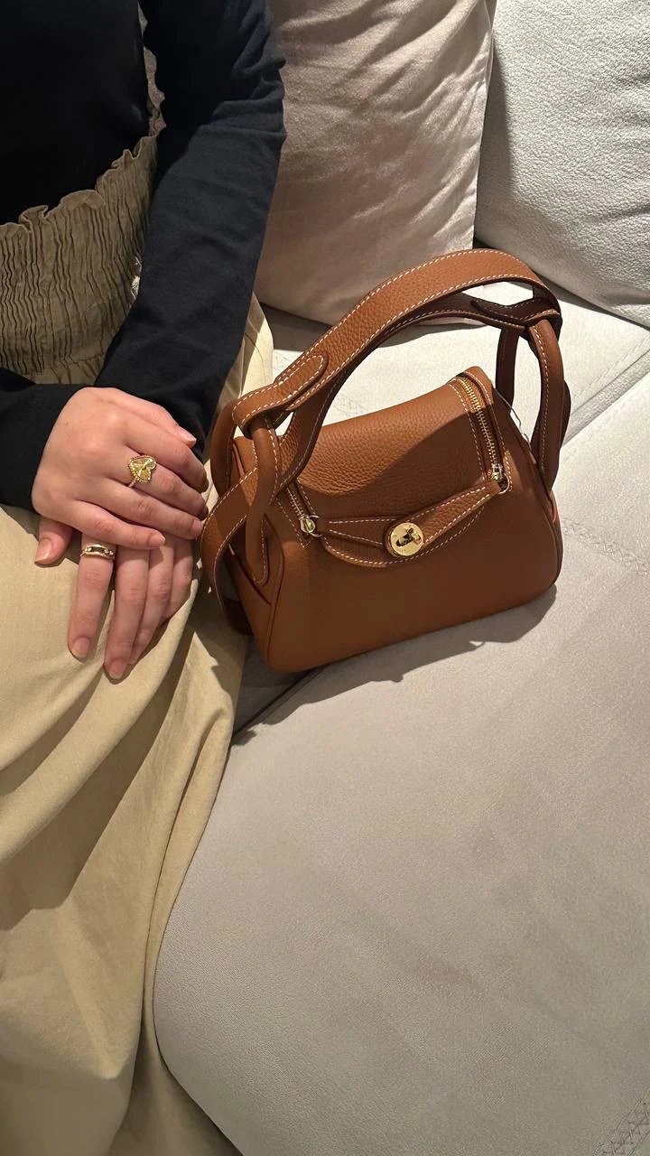 Hermes Lindy Bag - Brown