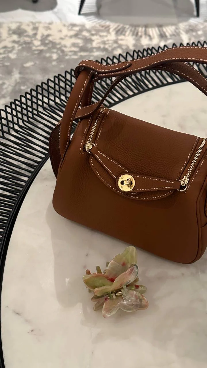 Hermes Lindy Bag - Brown