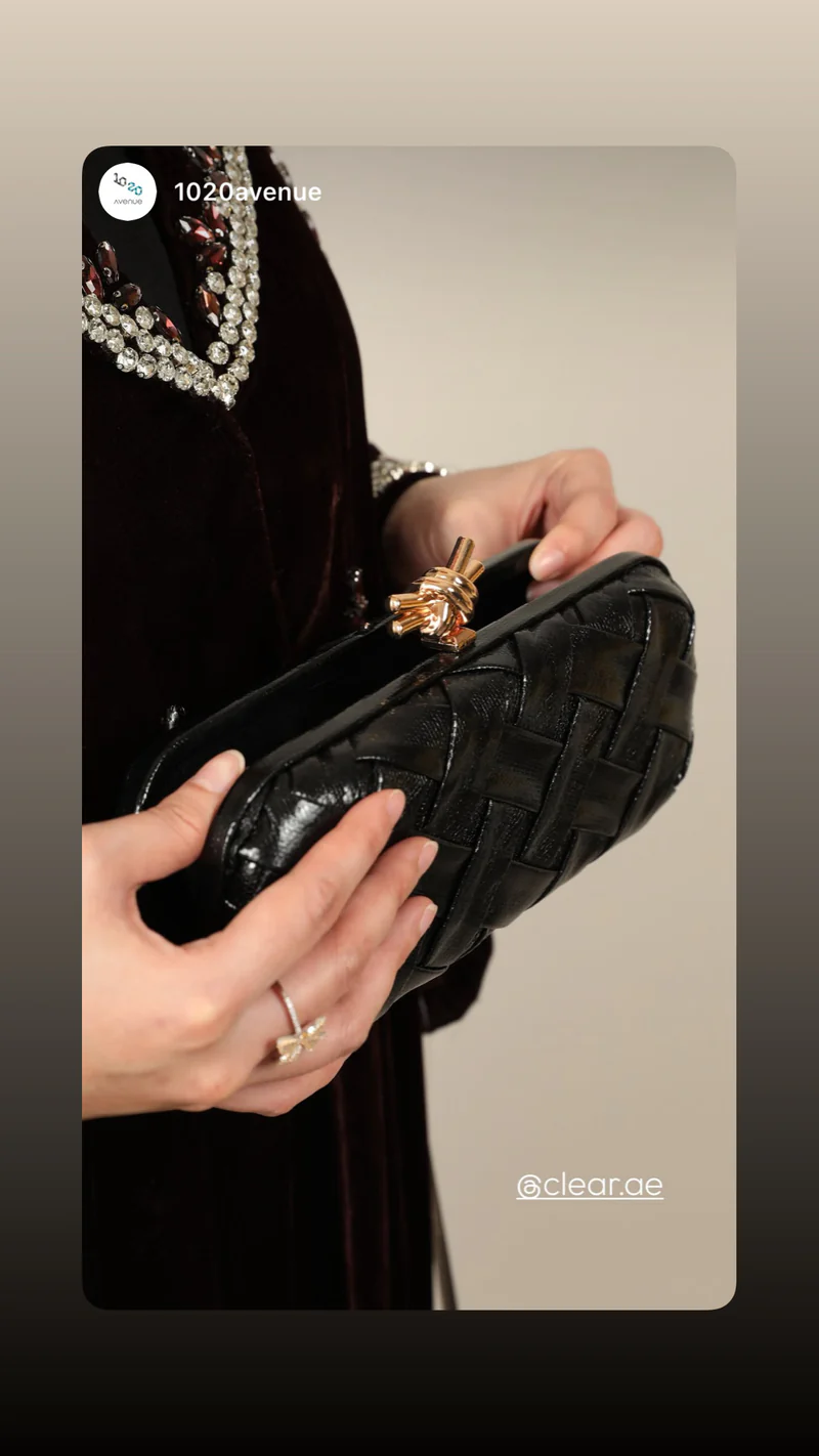 Unique Black Clutch – Luxury Evening Clutch Bag UAE