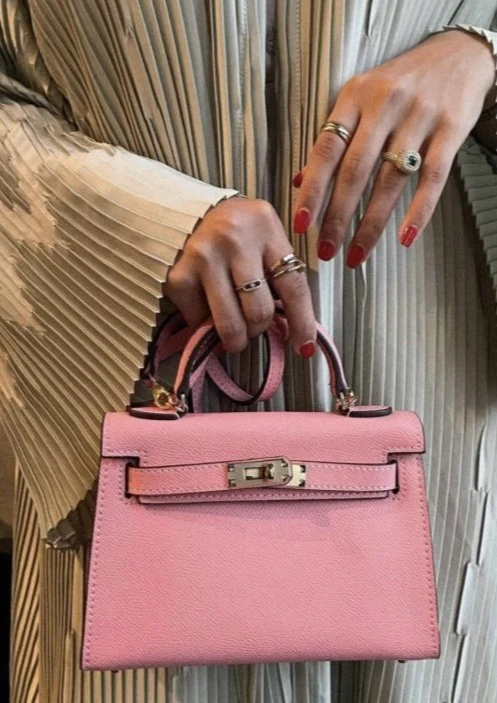 Hermes Mini Bag - Blush Pink
