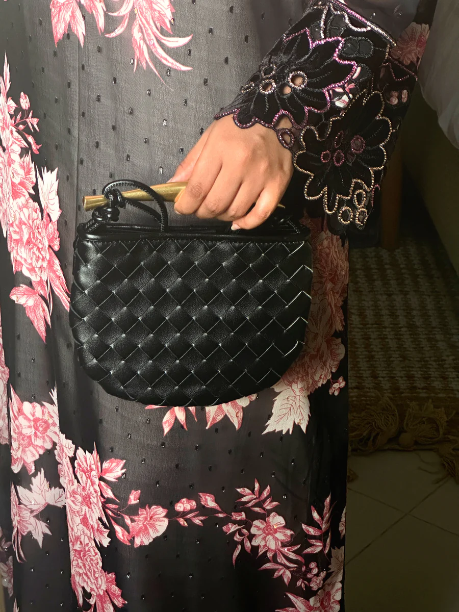 Bottega Sardine Mini Bag - Black