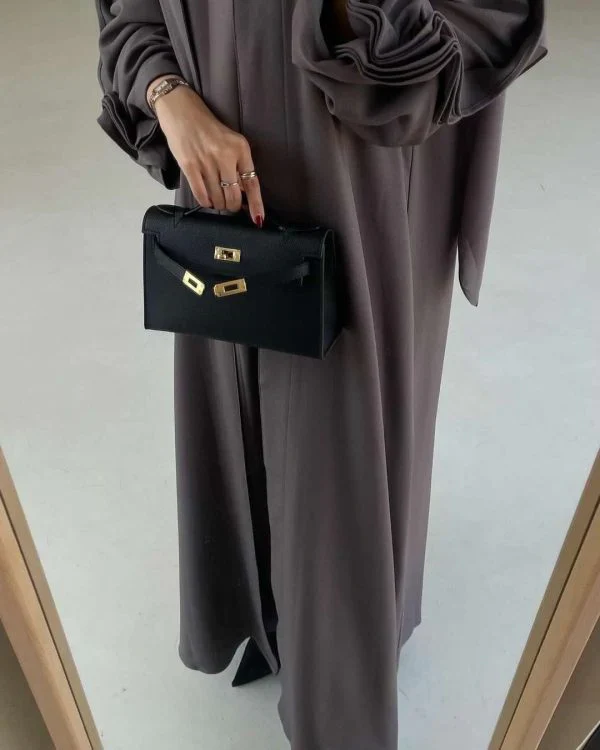 Hermes Kelly Cut Clutch - Black
