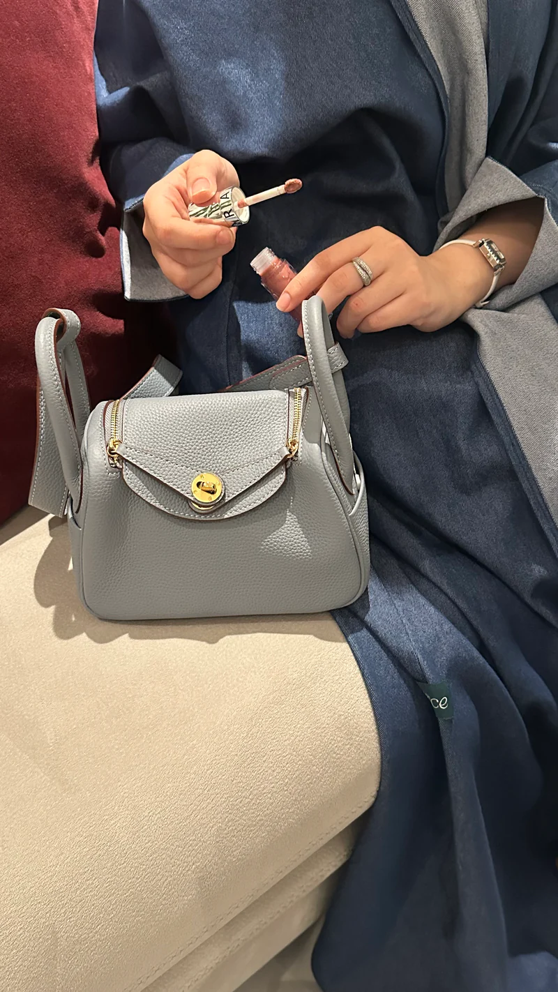 Hermes Lindy Bag - Light Blue