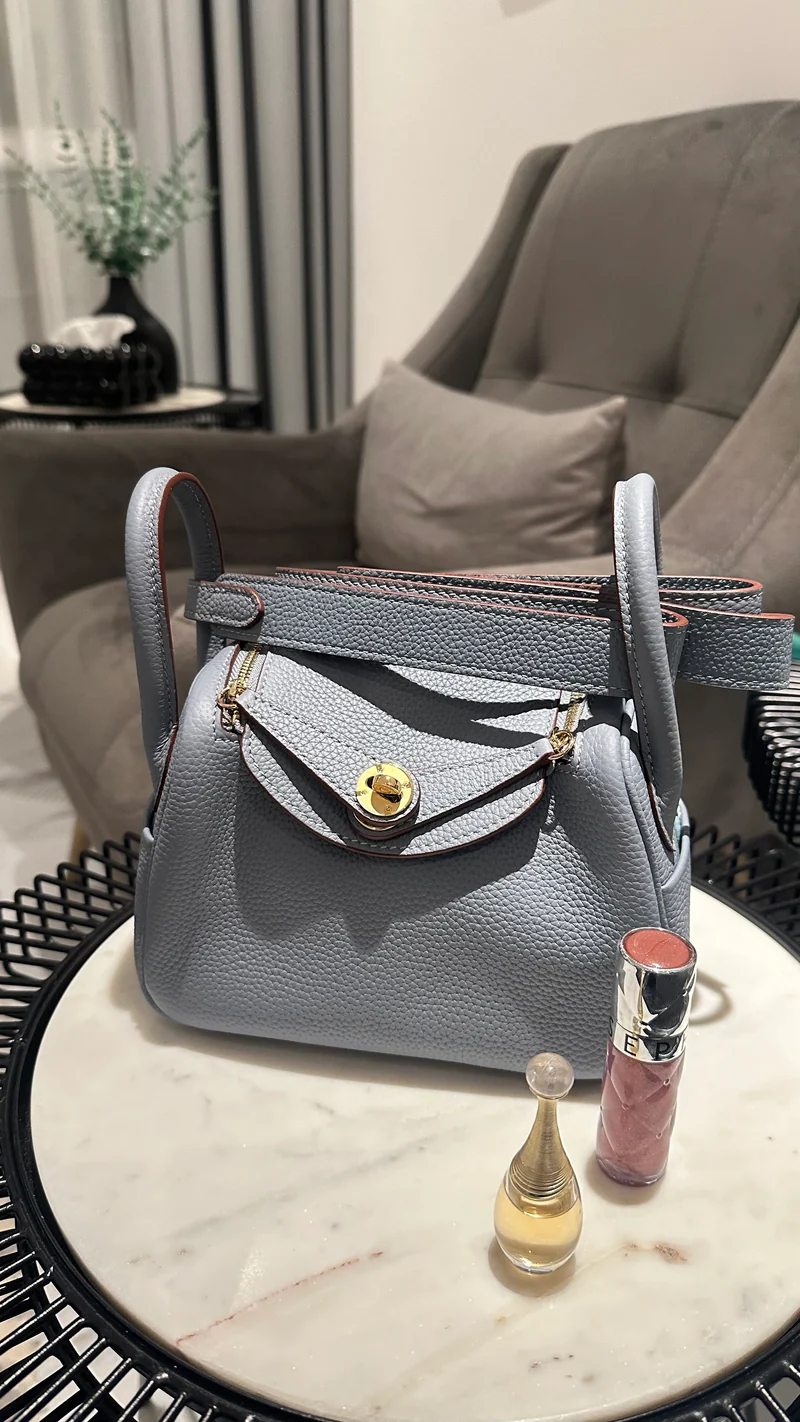 Hermes Lindy Bag - Light Blue