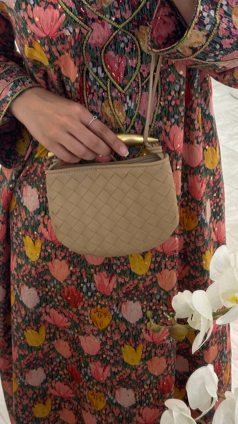 Bottega Sardine Mini Bag - Beige