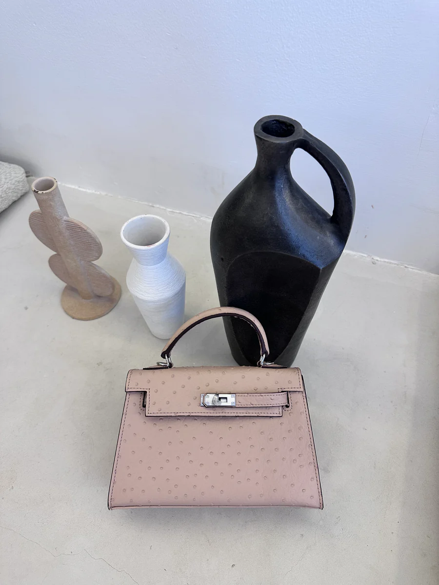 Ostrich Bag - Peach II