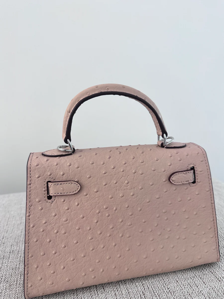 Ostrich Bag - Peach II