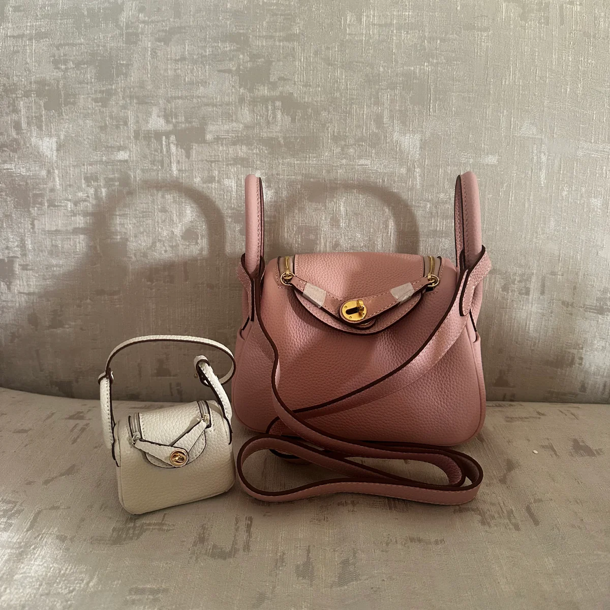 Hermes Lindy Bag - Baby Pink