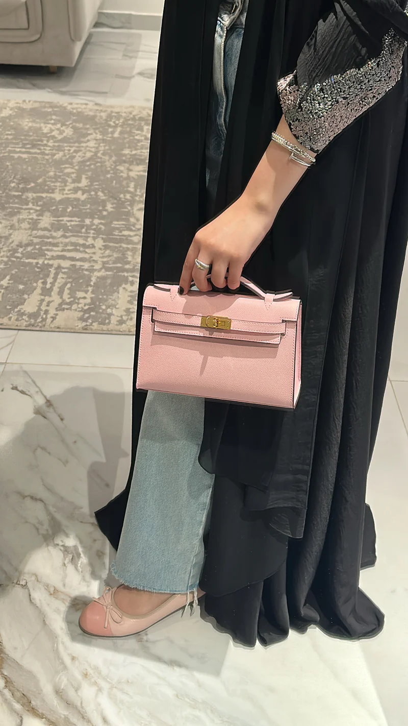 Pink Crossbody Bag 23cm