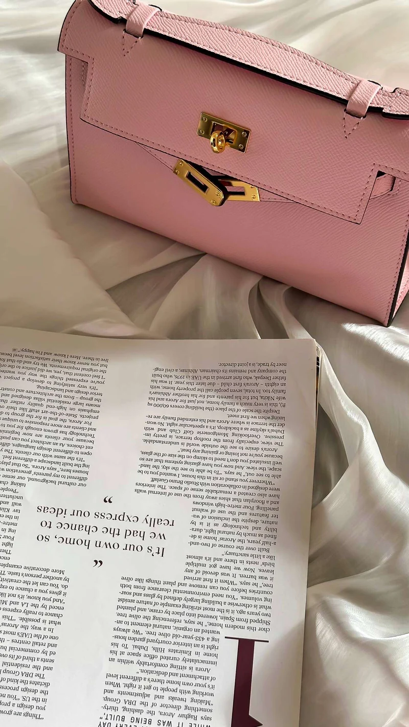 Pink Crossbody Bag 23cm