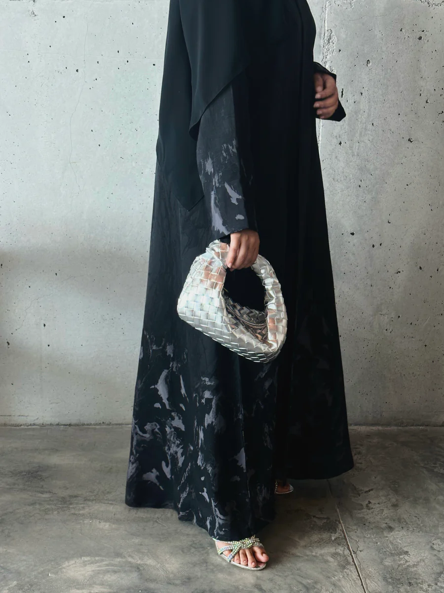Teen Intrecciato Bag Silver