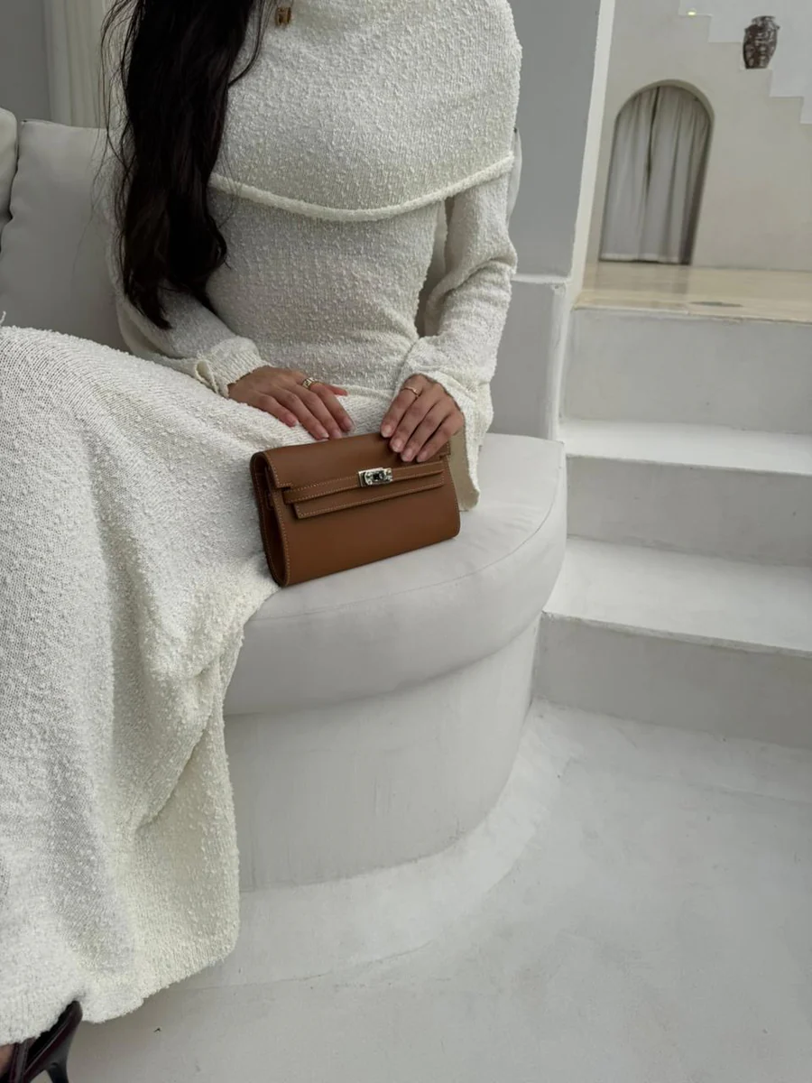 Brown Clutch Bag – Luxury Crossbody Handbag