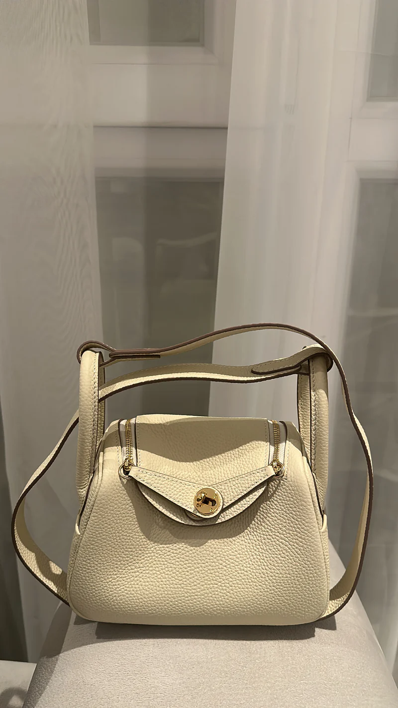 Hermes Lindy Bag - White