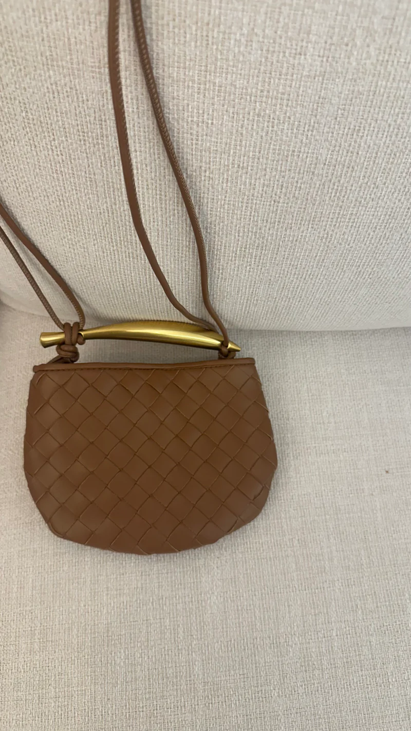 Bottega Sardine Mini Bag - Brown