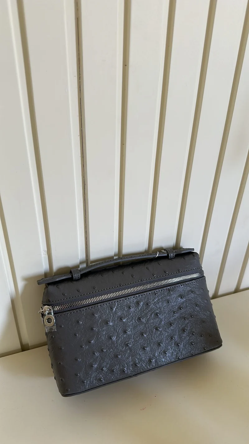 Ostrich Bag - Grey