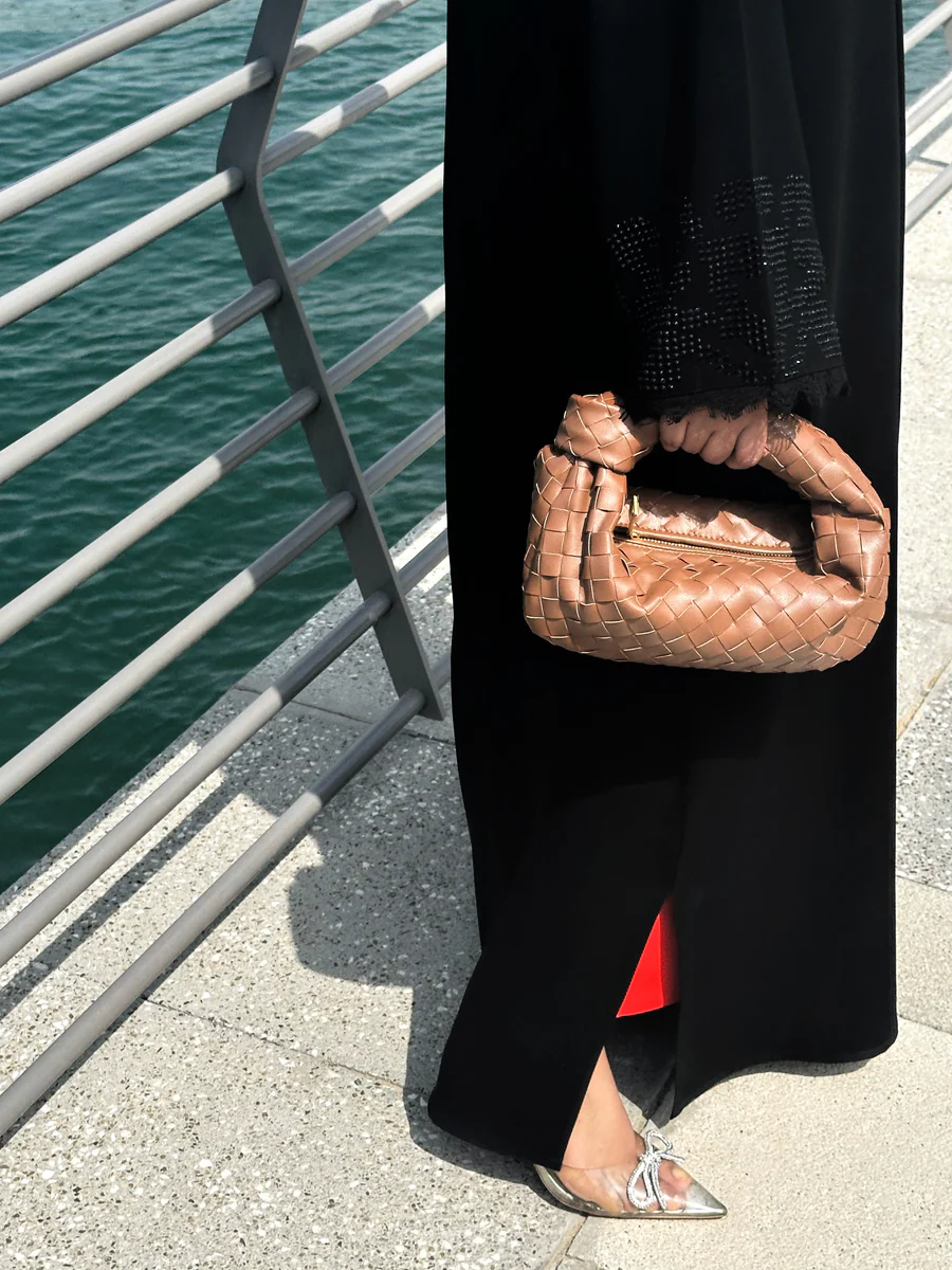 Teen Intrecciato Bag Brown