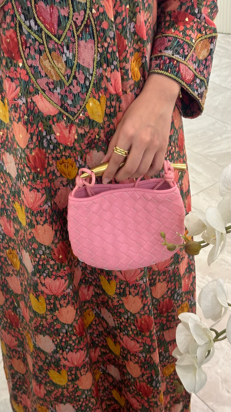 Bottega Sardine Mini Bag - Pink