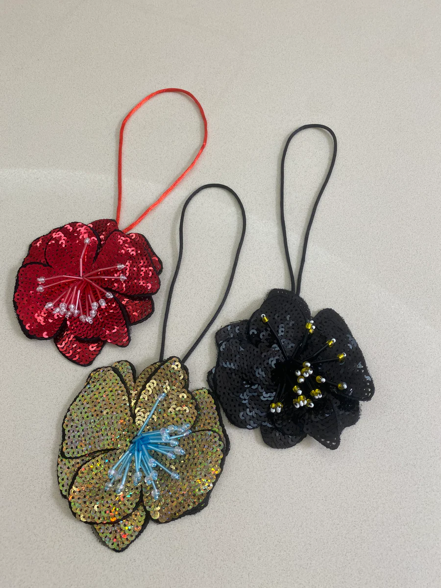 Floral Bag Charm