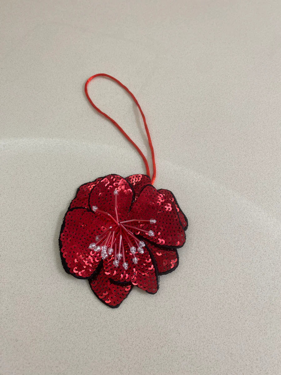 Floral Bag Charm