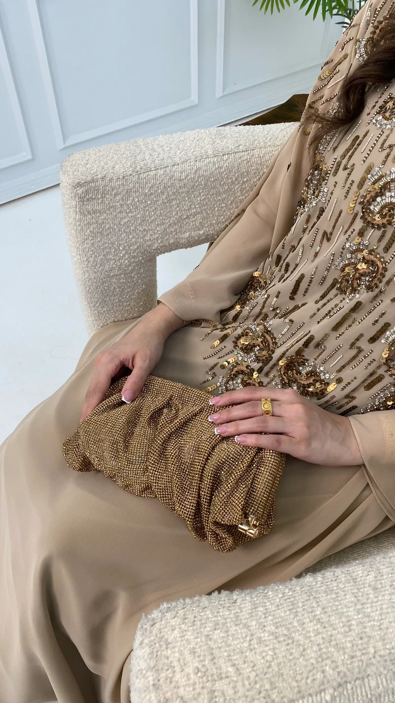Sparkle Beige Bag