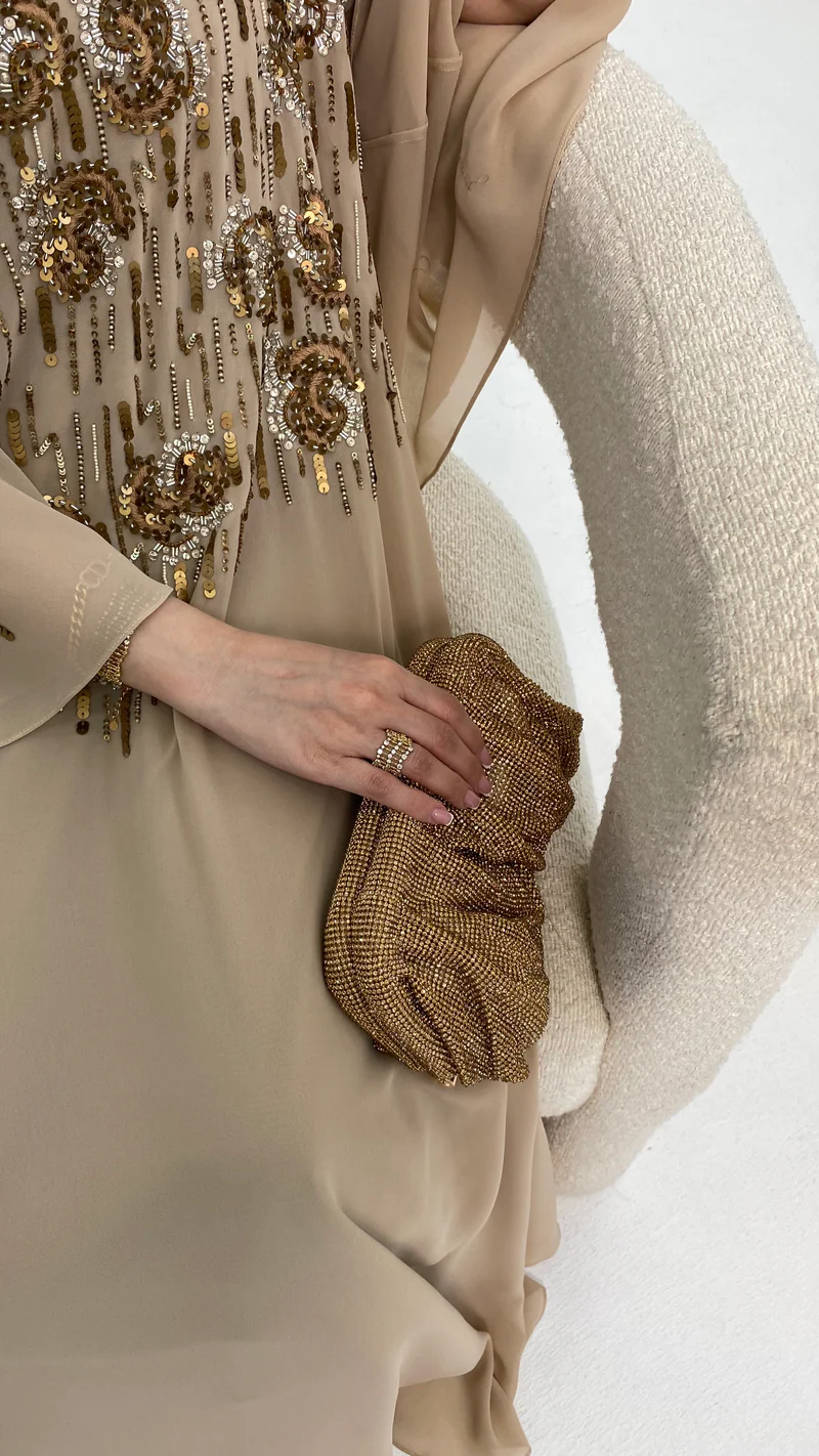 Sparkle Beige Bag