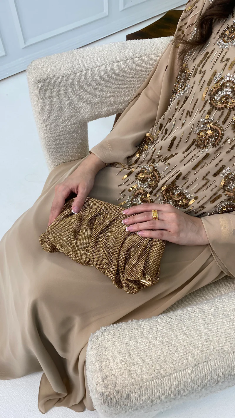 Sparkle Beige Bag