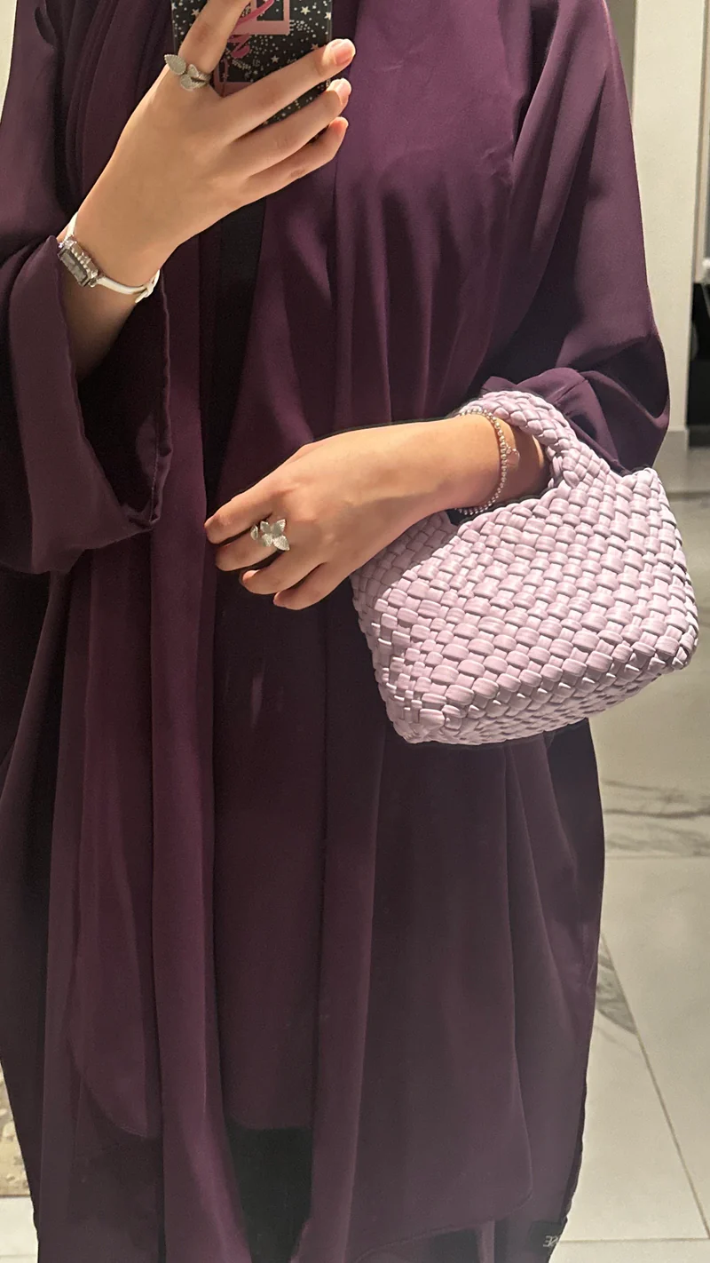 Lilac Woven Bag