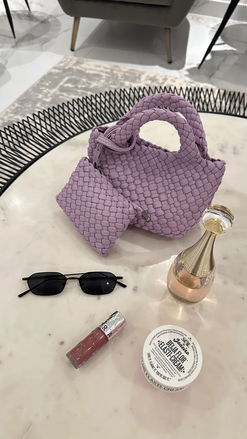 Lilac Woven Bag