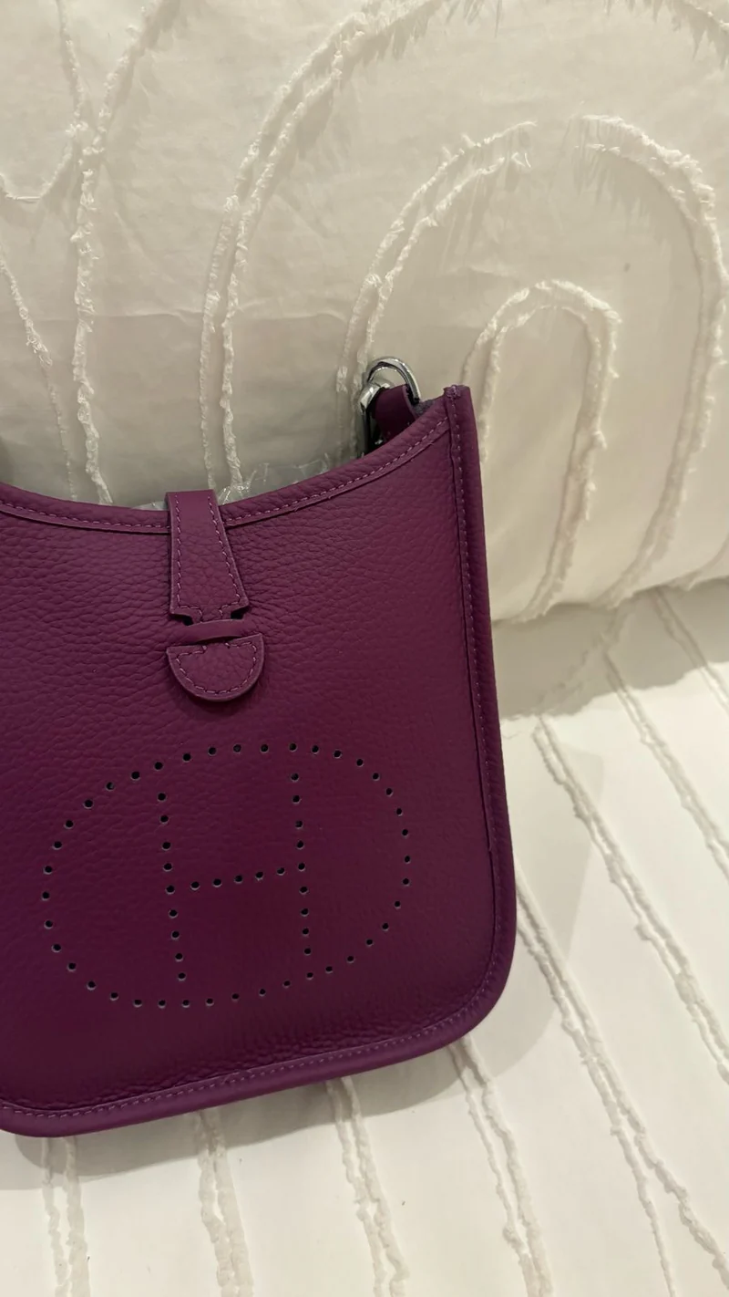 Hermes Evelyne Bag - Purple