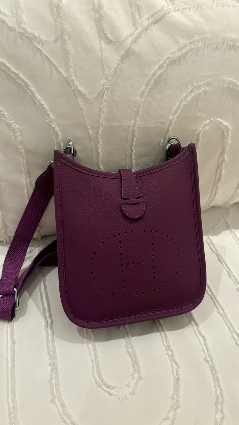 Hermes Evelyne Bag - Purple